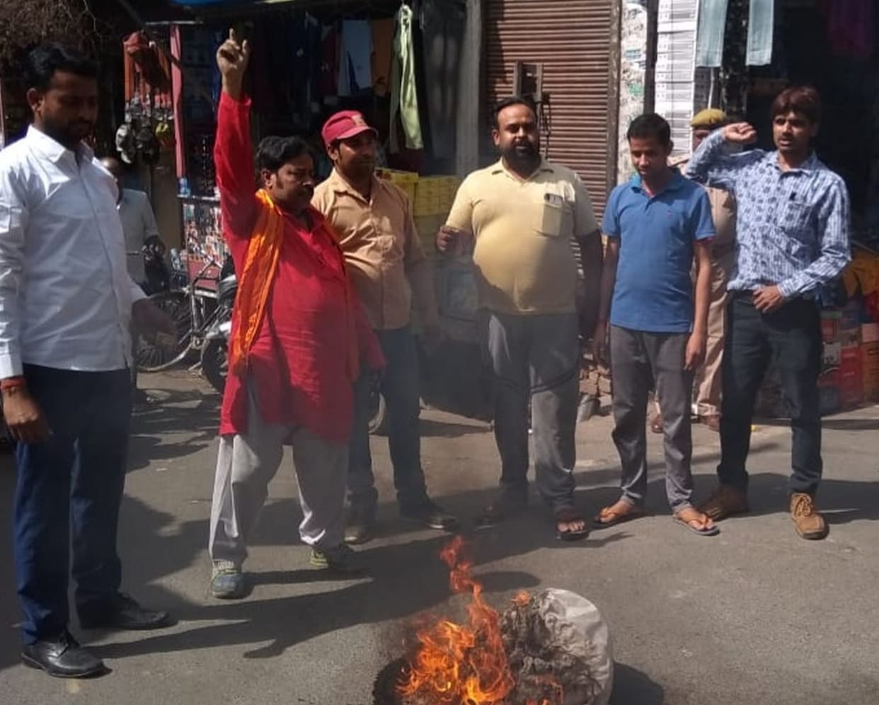 BSP legislator's effigy burnt