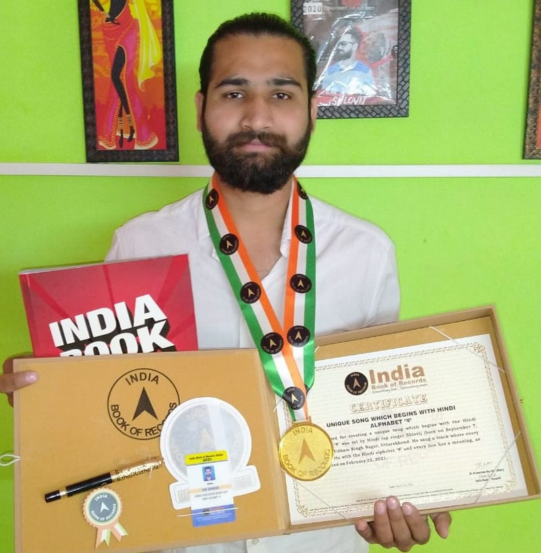 Shagun Sharma in India Book of Records