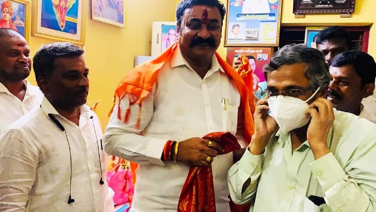 Kerala Assembly Election 2021 Actor turned politician Krishna Kumar start election campaign for BJP