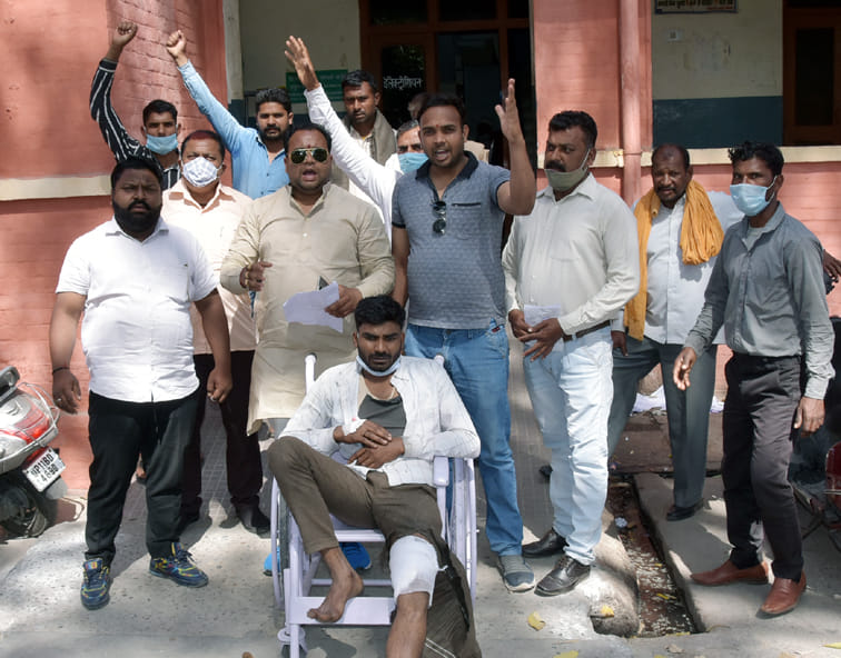 Uproar in the case of shooting a young man