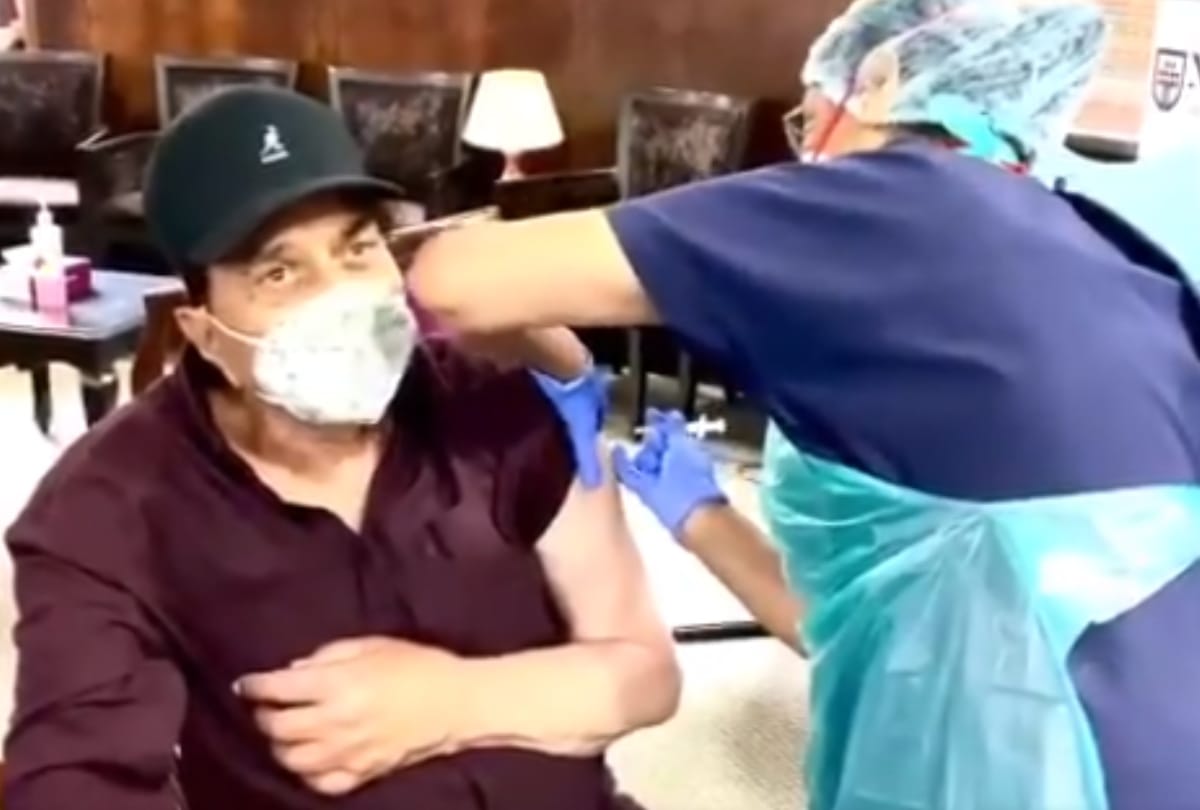 dharmendra got corona vaccinated and share special video message