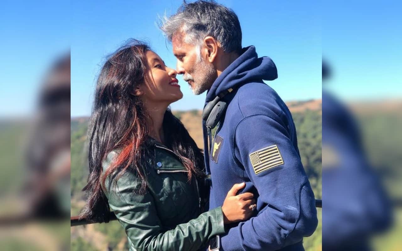 Milind Soman recovered from covid 19 shared photo with wife Ankita Konwar on instagram
