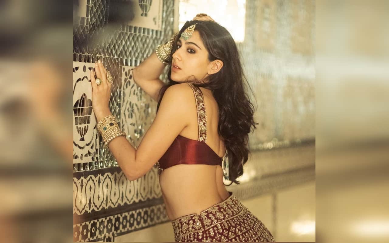 Sara Ali Khan Trolled for Wearing Backless Blouse from Latest Manish Malhotra Collection