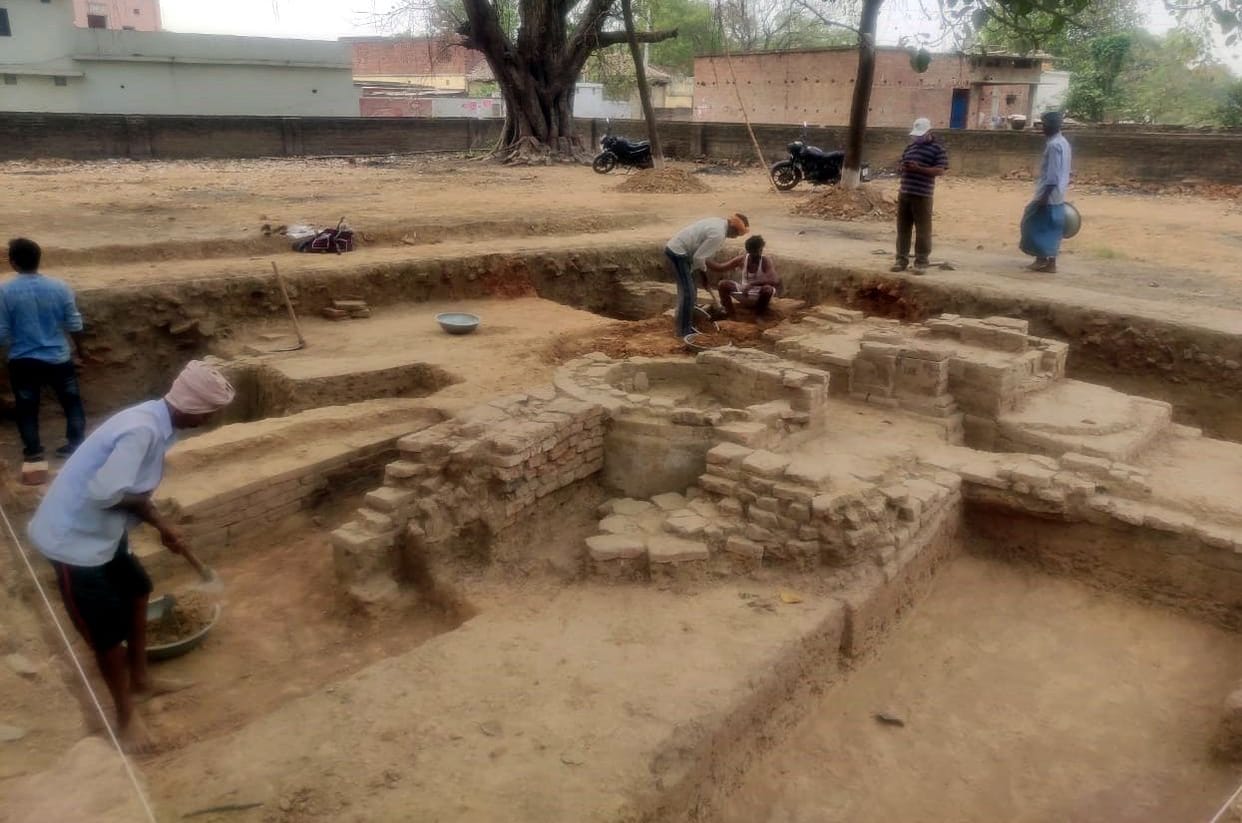 Remains of ancient temple found in excavation