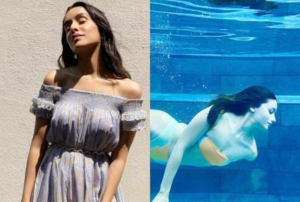 Shraddha kapoor underwater instagram video viral after alia bhatt and hina khan