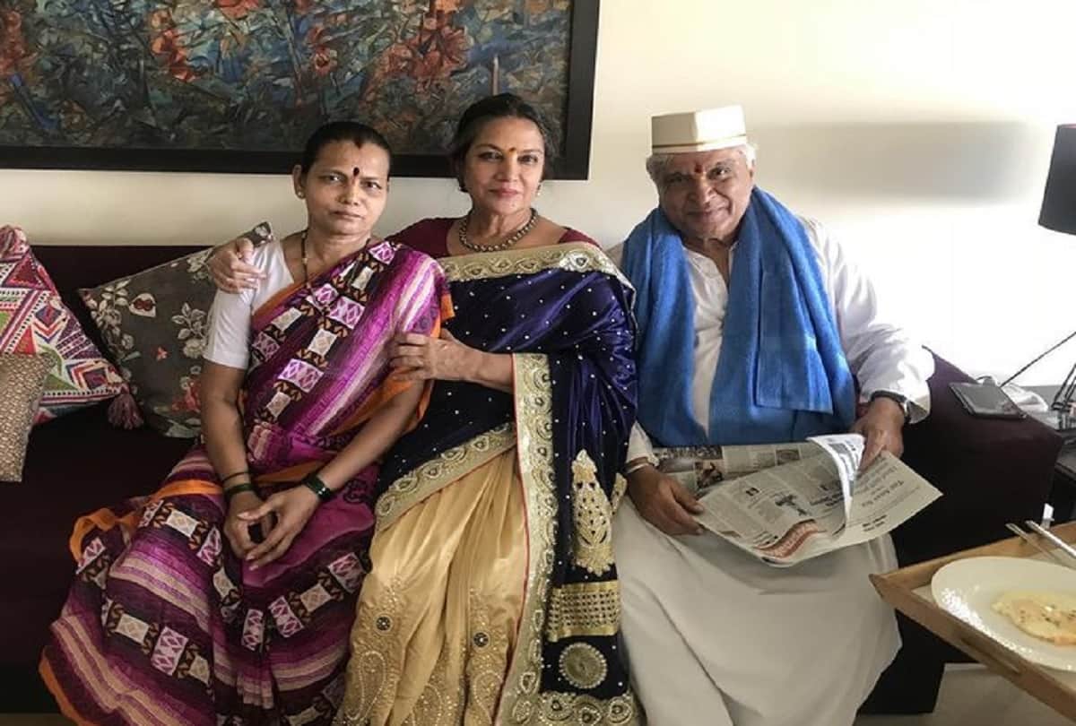 Shabana Azmi Javed Akhtar dress up in ethnic clothes gifted to them, fans love 'Javed Bhau
