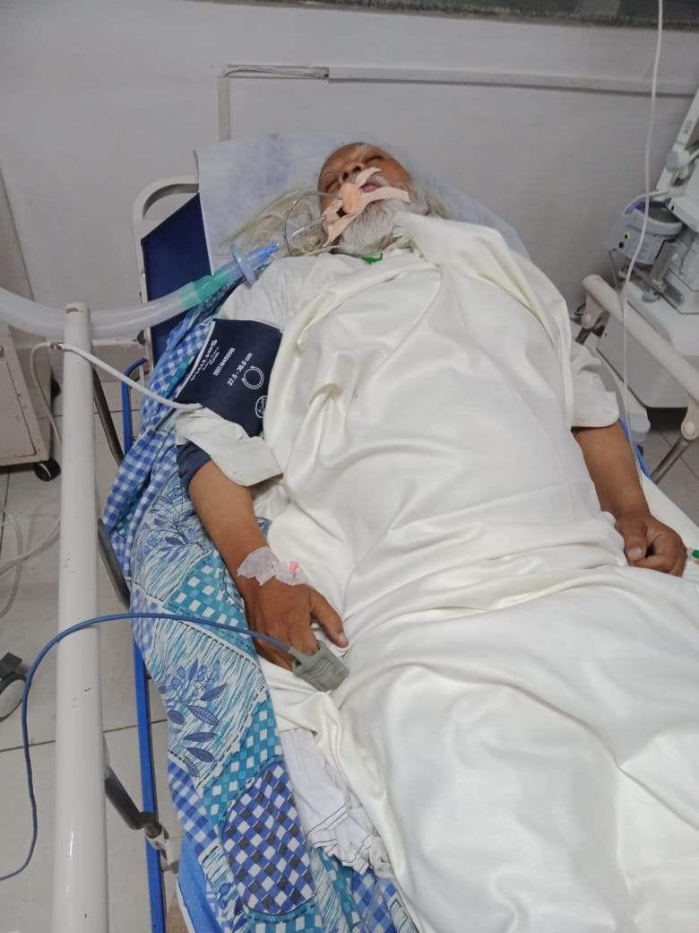 Police admitted the fast to AIIMS