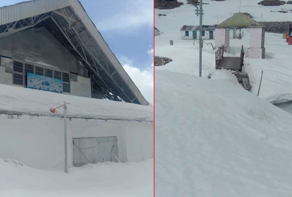 Hemkund Sahib Yatra 2021: Six feet snow frozen on Road, pilgrims will pass through glacier, photos