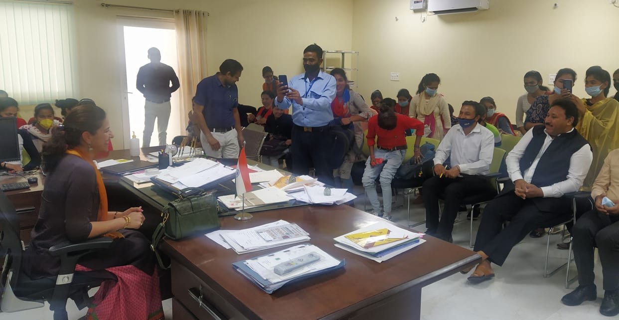 Neha Dattik becomes DC of Dadri for one hour, discusses improvement in traffic system
