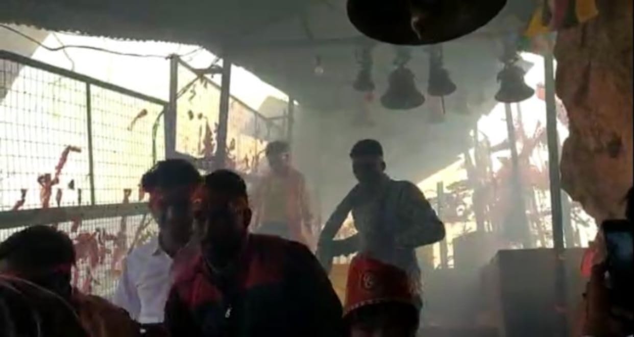 uttarakhand news: forest fire in maa purnagiri temple main hill