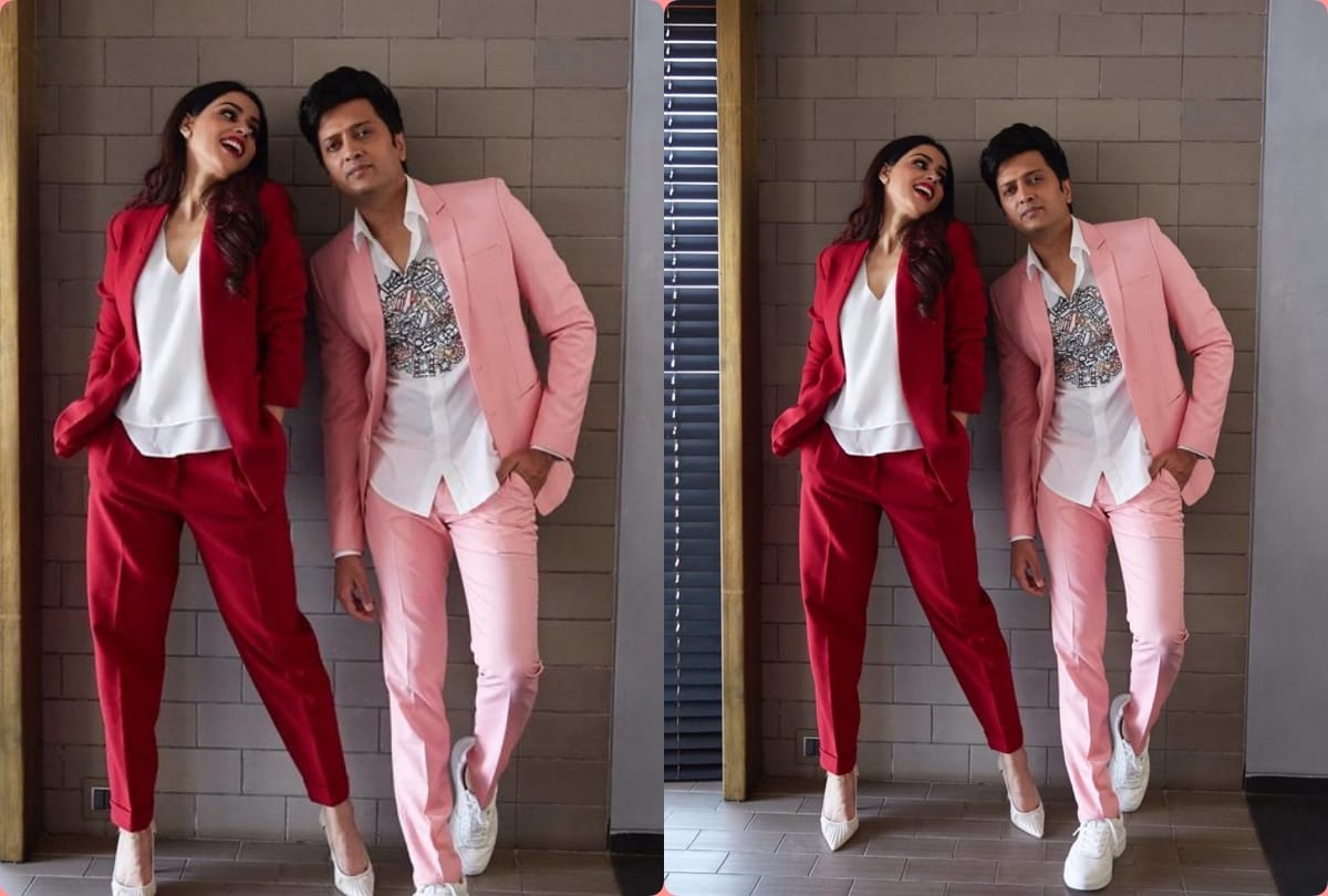 Riteish Deshmukh on Genelia Deshmukh birthday says looking younger by day Abhishek Bachchan reacts