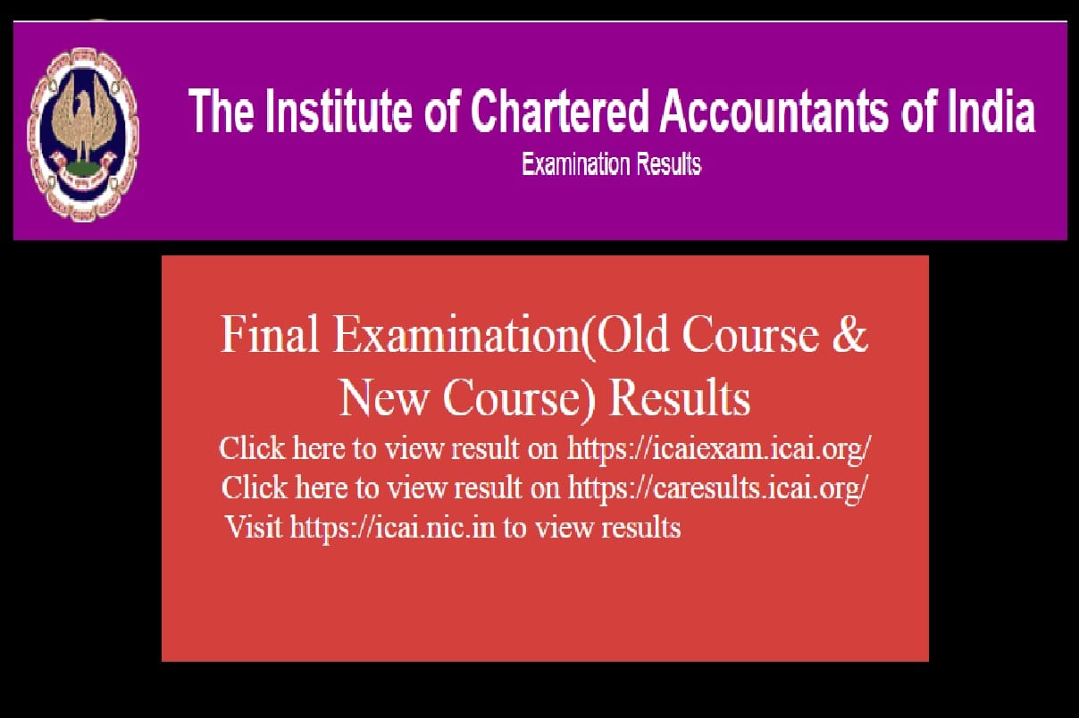 ICAI CA Foundation, Final Result 2021 CA January Exam Result Declared, Check Direct Here