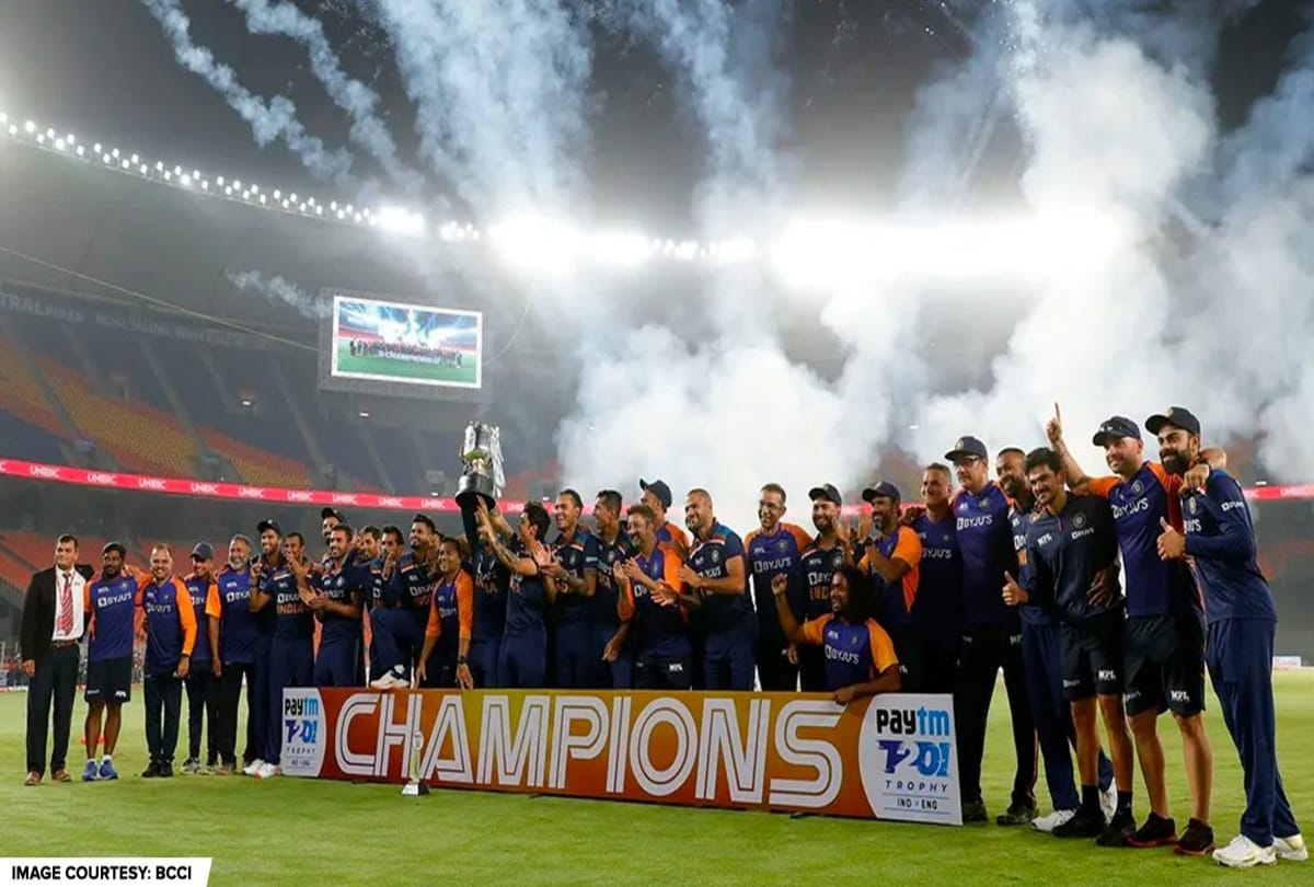 Indian cricket team registered consecutive sixth t20 series win and many records during England series-