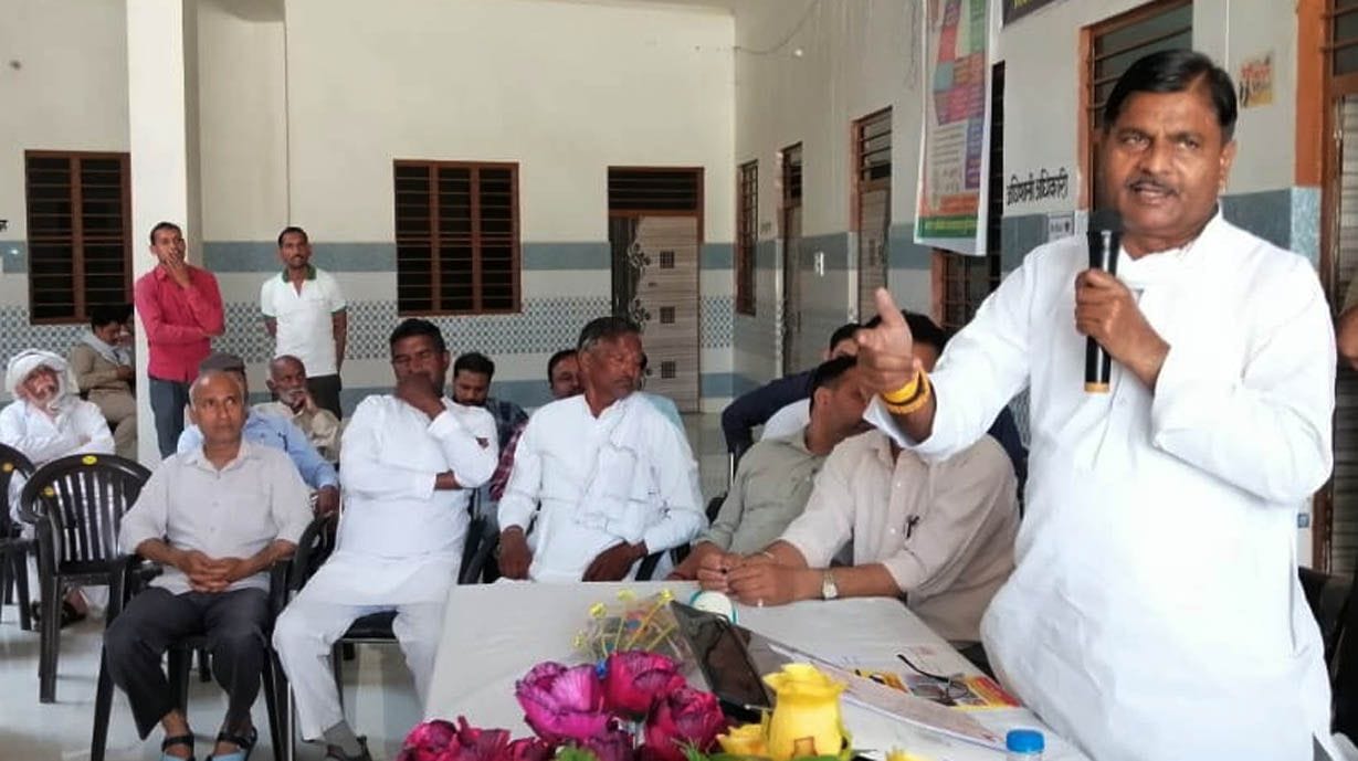 Minister of State for Revenue and Flood Control Vijay Kashyap