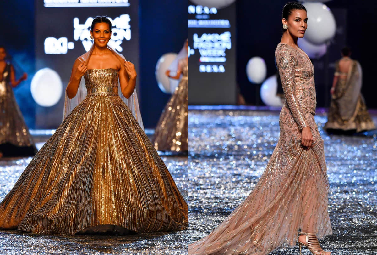 lakme fashion week 2021 manish malhotra bridal collection showcases kiara advani and kartik aaryan
