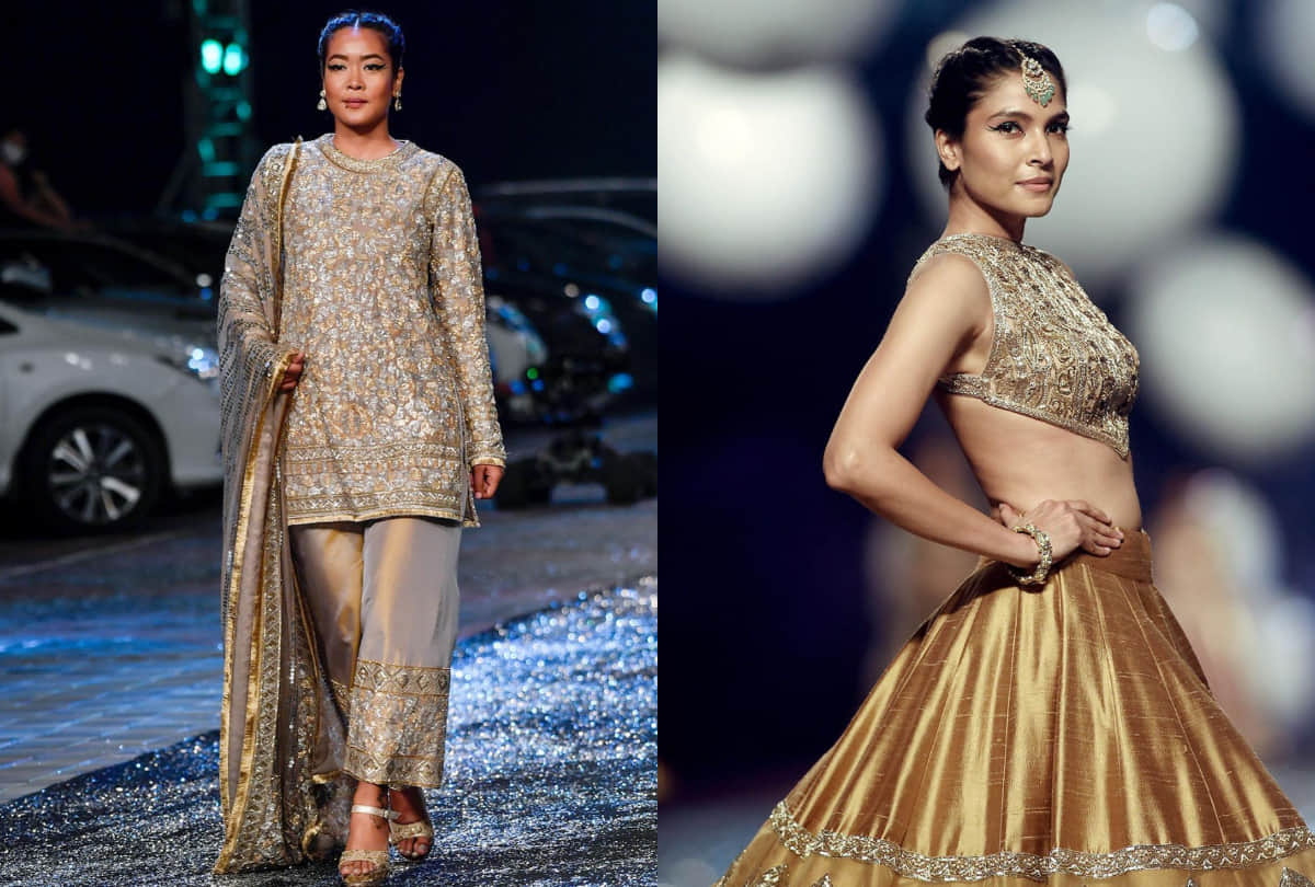 lakme fashion week 2021 manish malhotra bridal collection showcases kiara advani and kartik aaryan