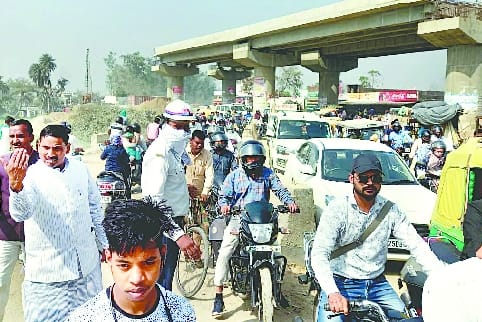 Lalfaatak: MP himself remembered the force when he got stuck in the jam