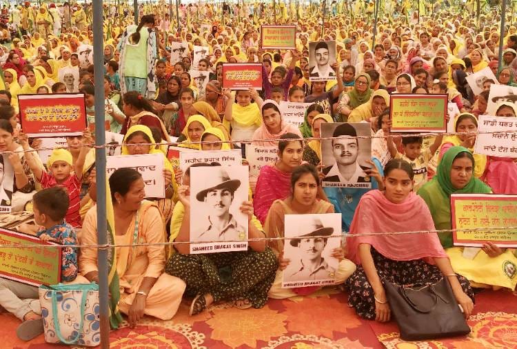 Bhartiya Kisan Union Ugrahan rally against Farm Laws at Sunam
