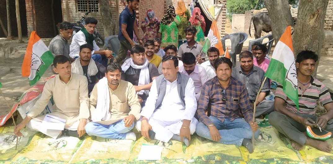 Strike for construction of drain in Machharauli