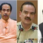 उद्धव ठाकरे, परमबीर सिंह और देवेंद्र फडणवीस
