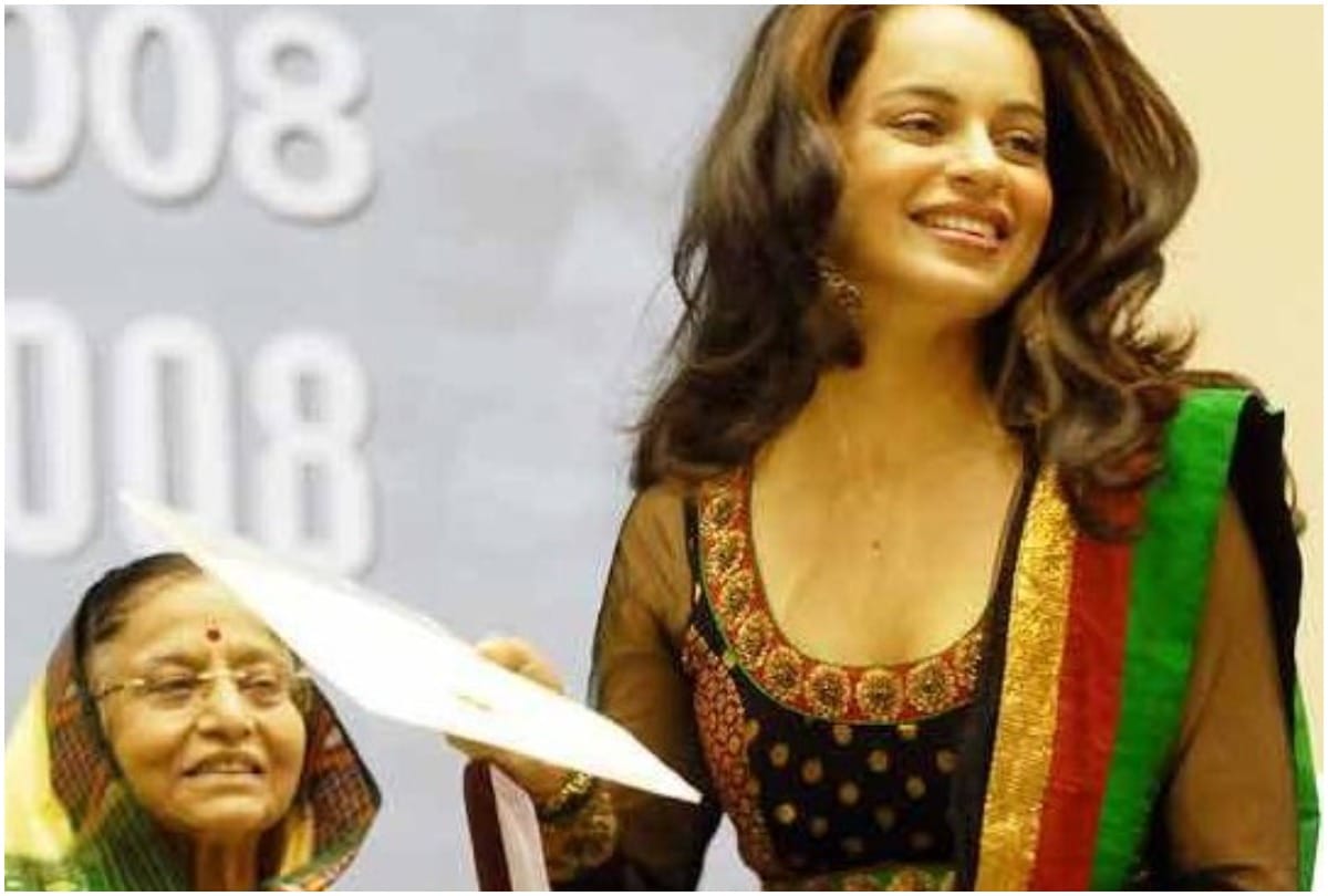 When Kangana had no money and designed her own suit for her first National award