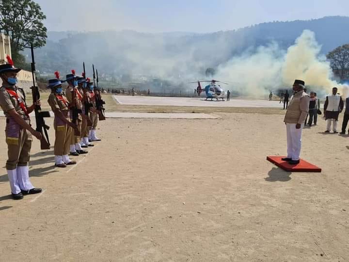 Uttarakhand News: Dispute over Giving guard of honor to BJP state president Madan kaushik