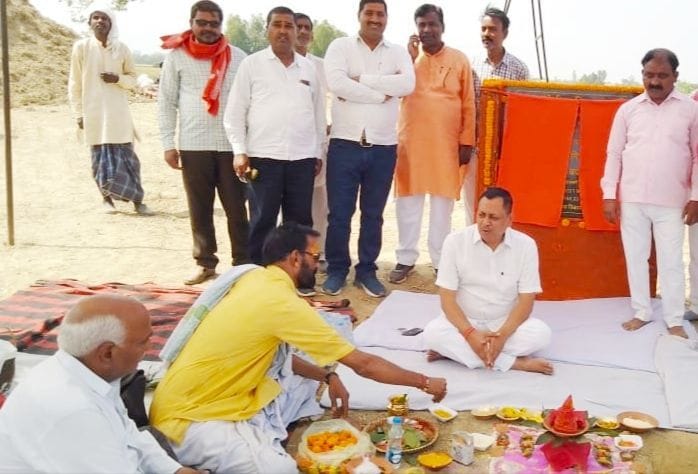 bhoomi pujan for nurshing college