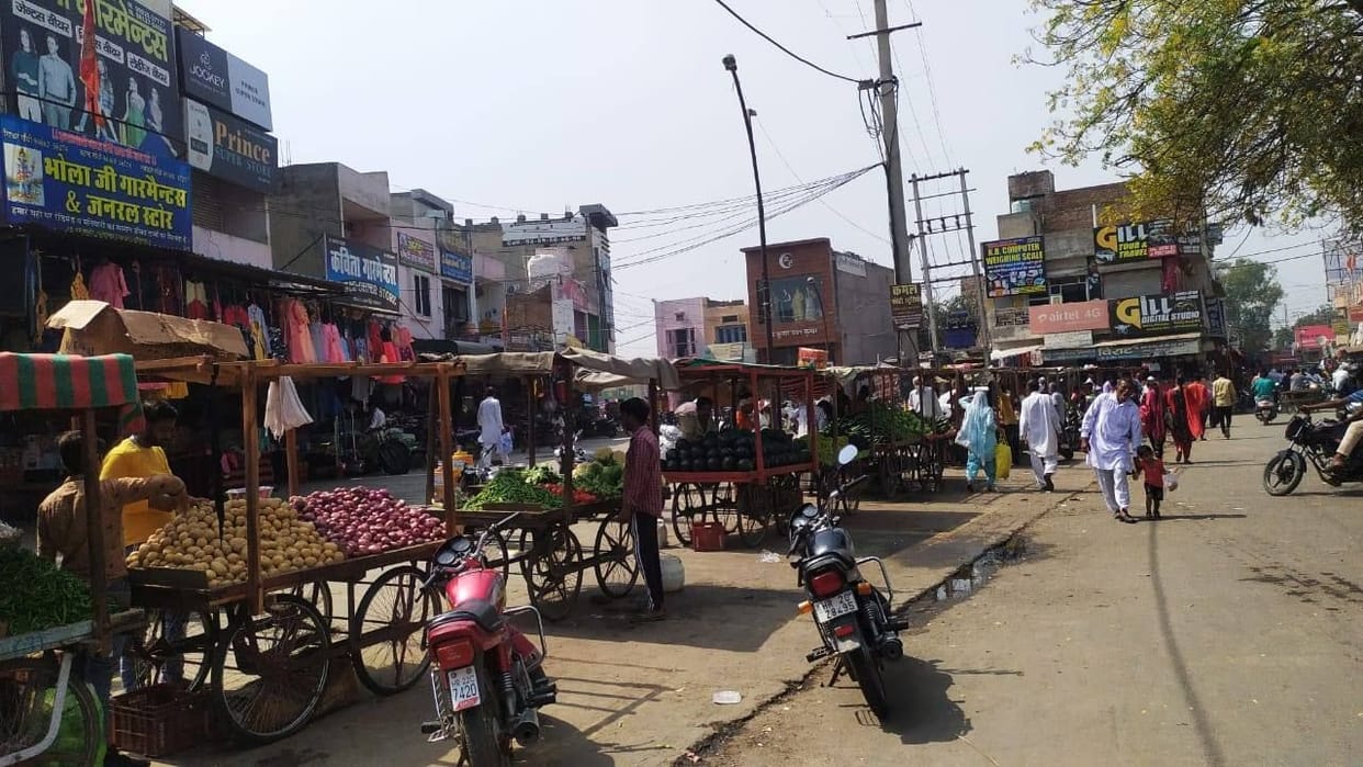 New Sabzi Mandi in the city, Behind bus stand and Aranandmandi will be in street, place finals