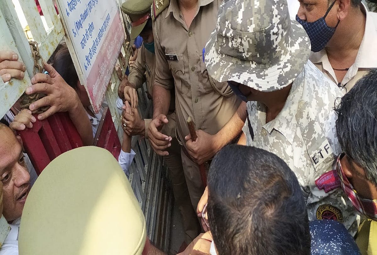 Uproar over sealing in Dharmadatta City Hospital in bareilly