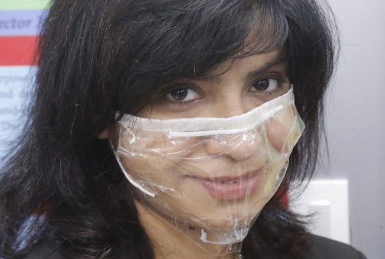 Scientists of Chandigarh made transparent mask 