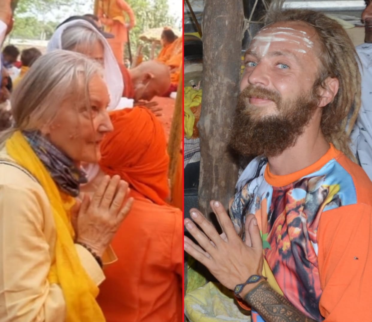 Haridwar Kumbh 2021: foreigner devotee become saint came in kumbh, watch in photos