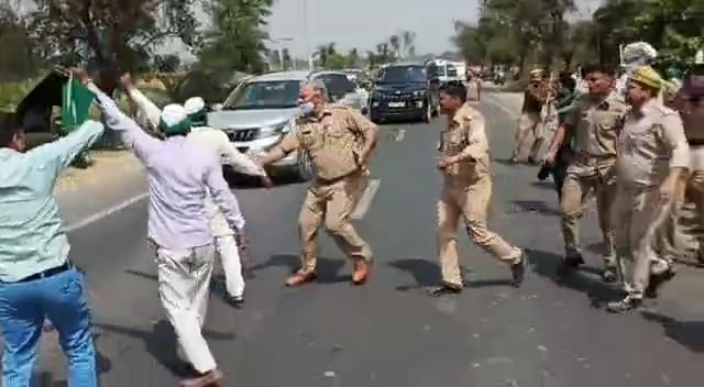 Bakiu showed black flags to the state president of the BJP