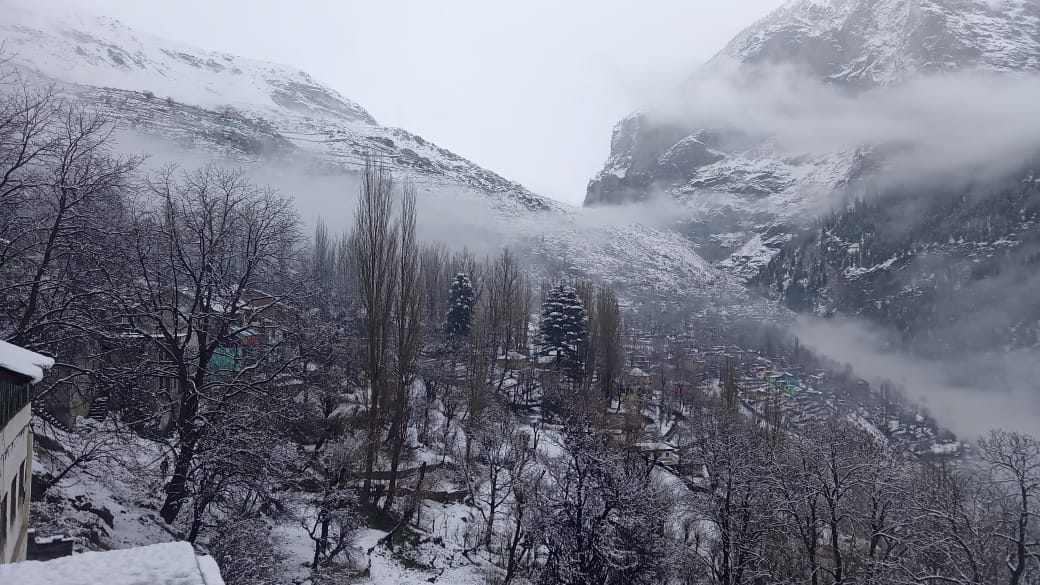 snowfall in Bharmaur