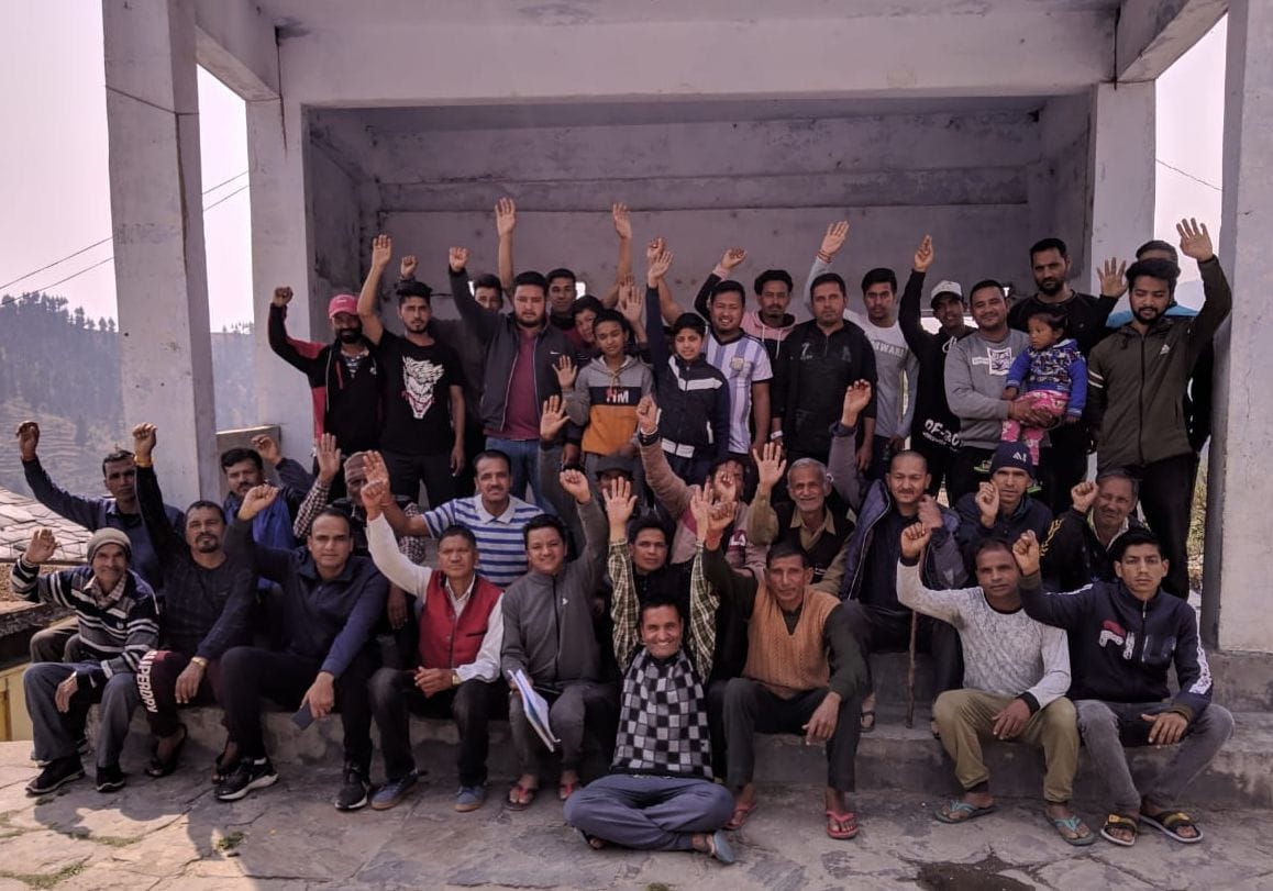 Re-election to the village head post in Kaligaon