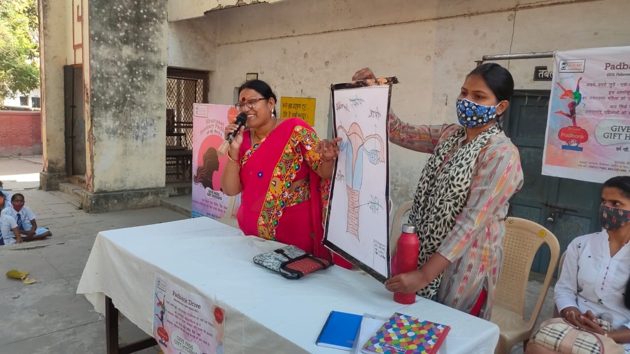 prayagraj news: daughters get healthy recipe from sanitary pad bank