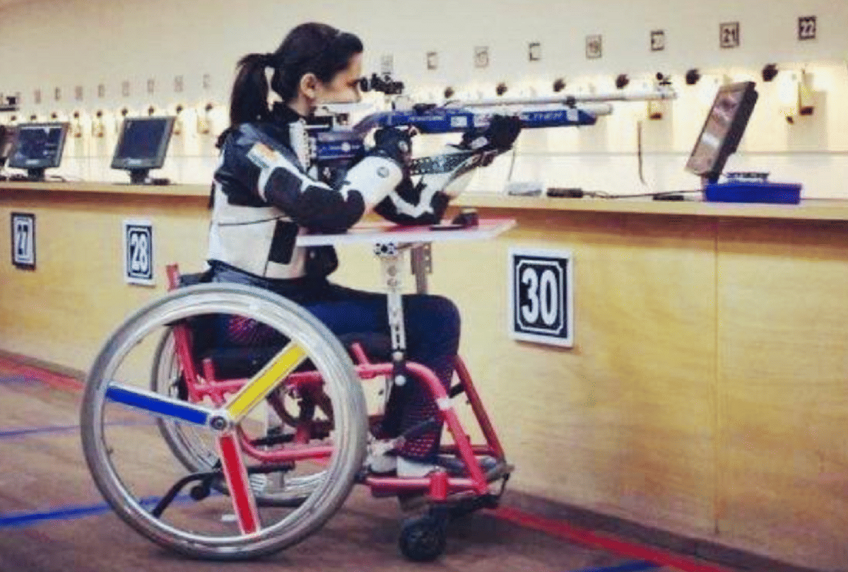 world shooting para sport world cup Para shooter Avani Lekhara clinches silver; India stay in top three