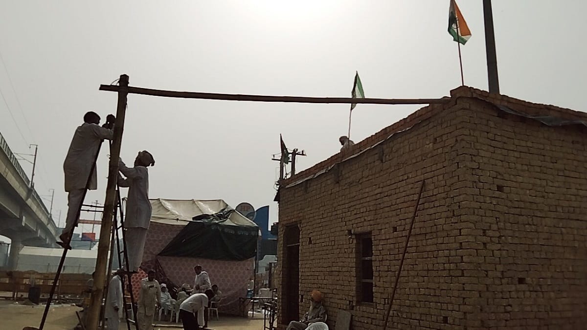 Farmers protest: Kisan Social Army constructs permanent shelters at Tikri border, All facilities will be available from TV to AC