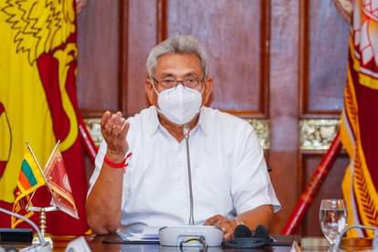 श्रीलंका के राष्ट्रपति गोताबाया राजपक्षे