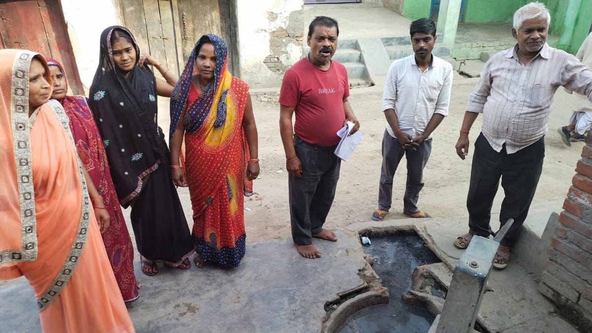 Eight persons getting sick after drinking contaminated water in bhadohi