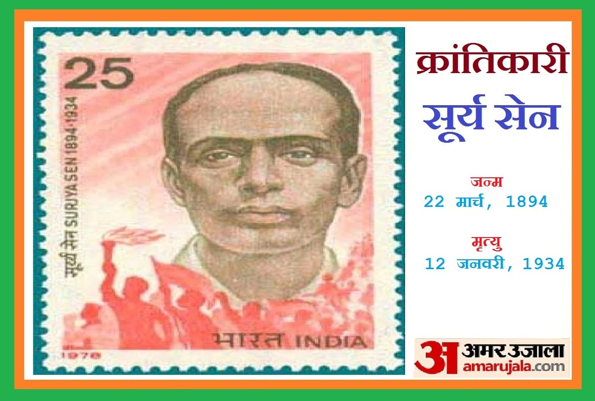 Surya Sen Indian revolutionary who was known for leading the 1930 Chittagong armoury raid Master Da Surya Sen
