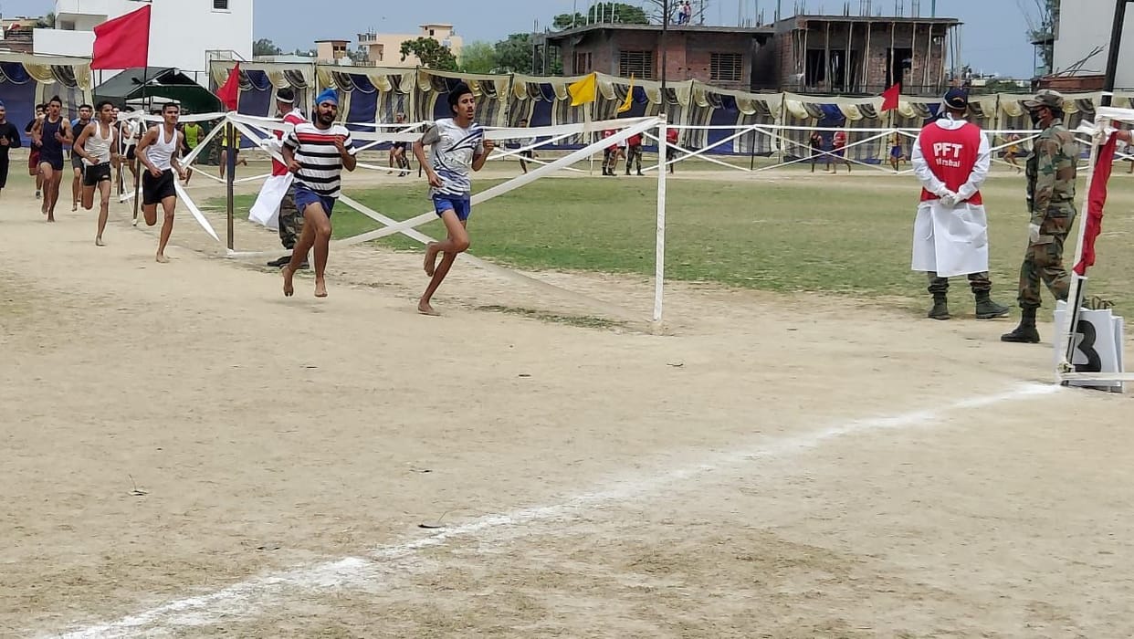 2472 youth reach Indira Maidan for army recruitment