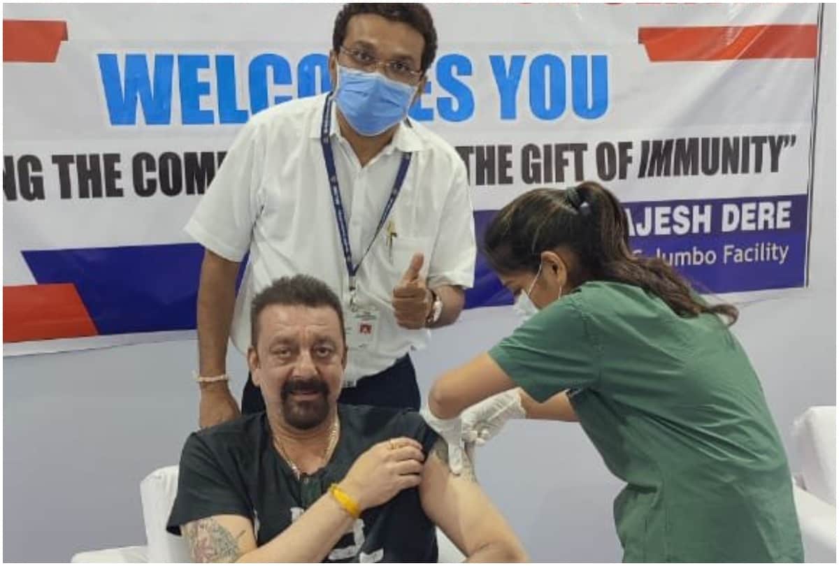 Actor Sanjay Dutt Received His First Dose Of The Covid19 Vaccine