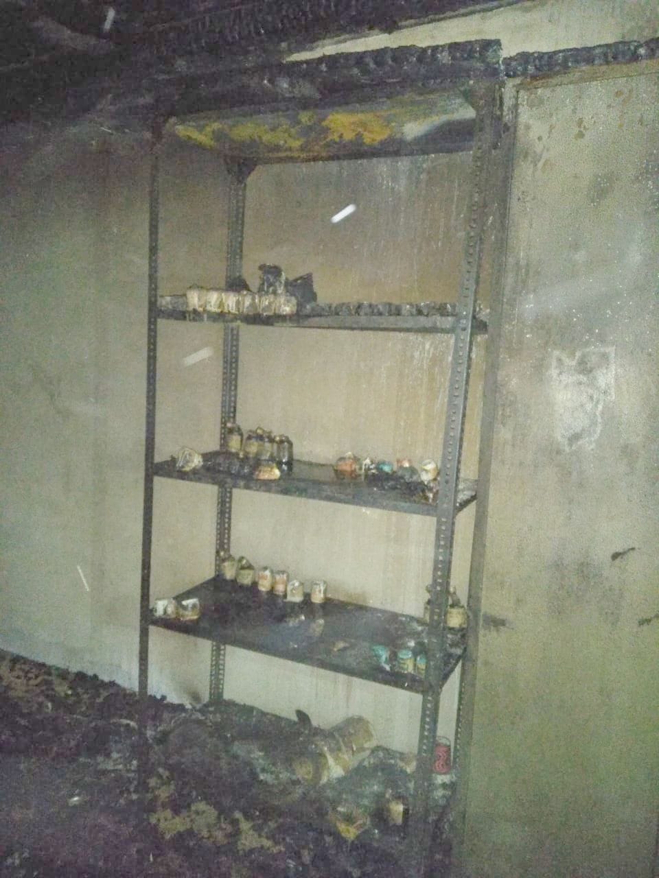 ayurvaidik dispensary burnt