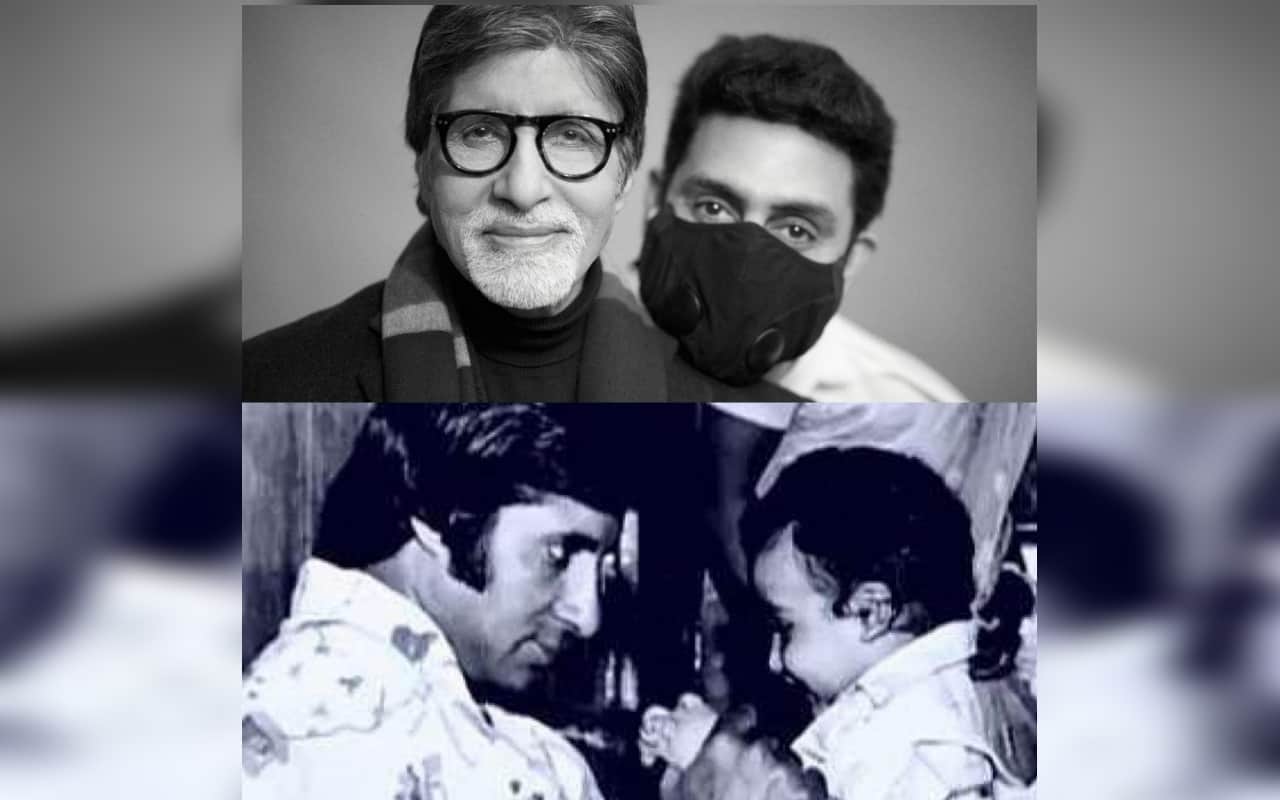 amitabh bachchan shared a throwback photo with abhishek said son grows up he becomes a friend