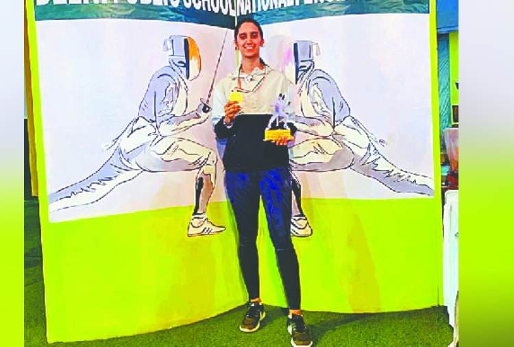 Chandigarh fencer Yashkeerat Kaur wins gold medal