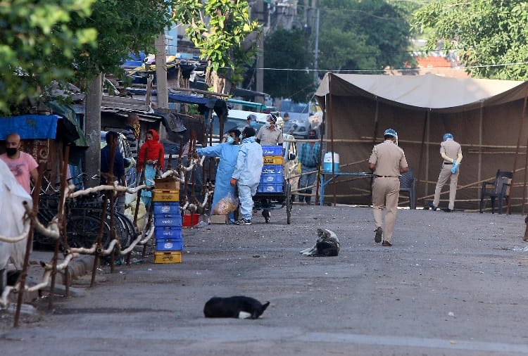 Bapudham was declared first HotSpot of Chandigarh