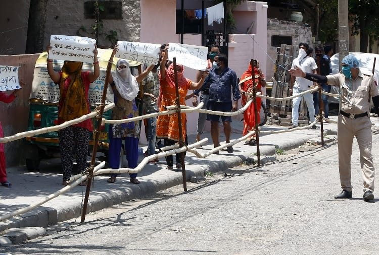 Bapudham was declared first HotSpot of Chandigarh