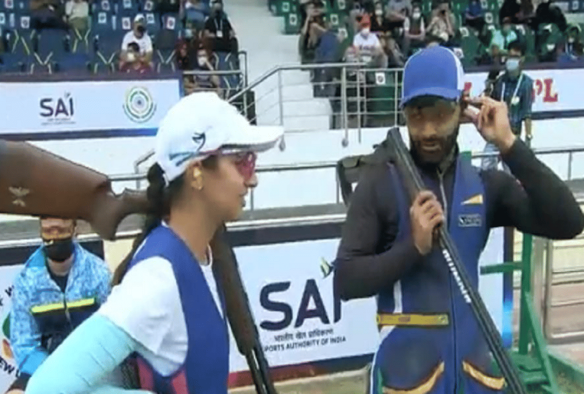 ISSF Shooting World Cup 2021: Skeet Mixed Team of angad vir bajwa and Ganemat Sekhon win gold medal