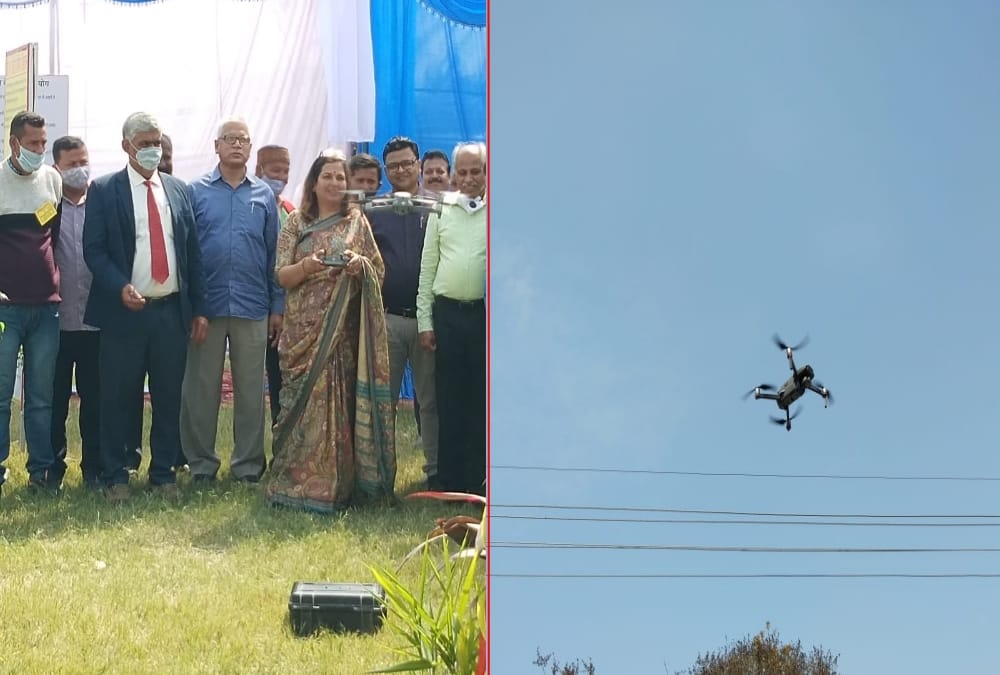 Kisan mela 2021 in Uttarakhand: Pantnagar University Girl Students Maked New Technique Drone For Farmers