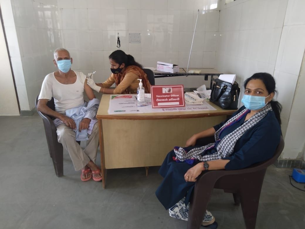 185 people got Corona vaccines administered in the district